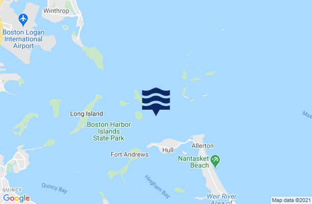 Georges Island 0.5 n.mi. ESE of, United States潮水