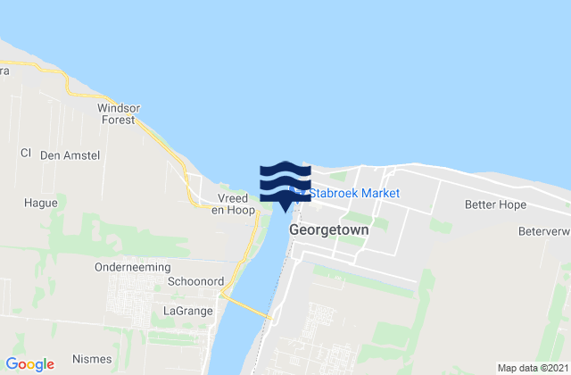 Georgetown, Guyana潮水