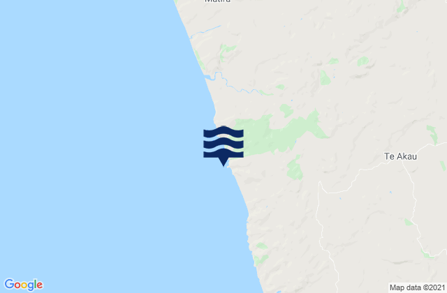 Gibson Beach, New Zealand潮水