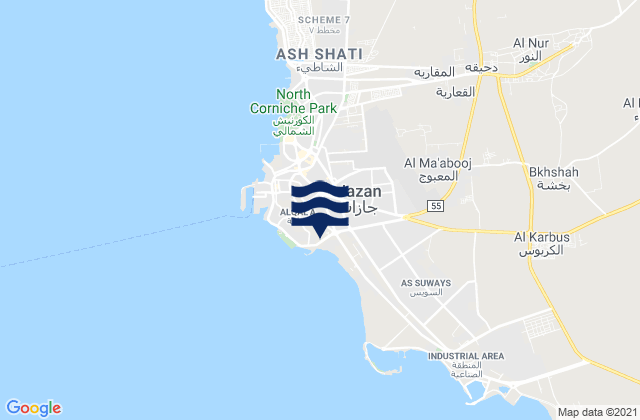 Gizan, Saudi Arabia潮水