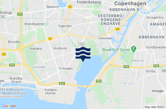 Gladsaxe Municipality, Denmark潮水