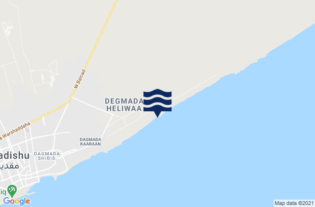 Gobolka Banaadir, Somalia潮水