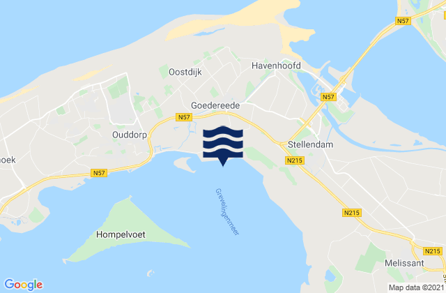 Goedereede, Netherlands潮水