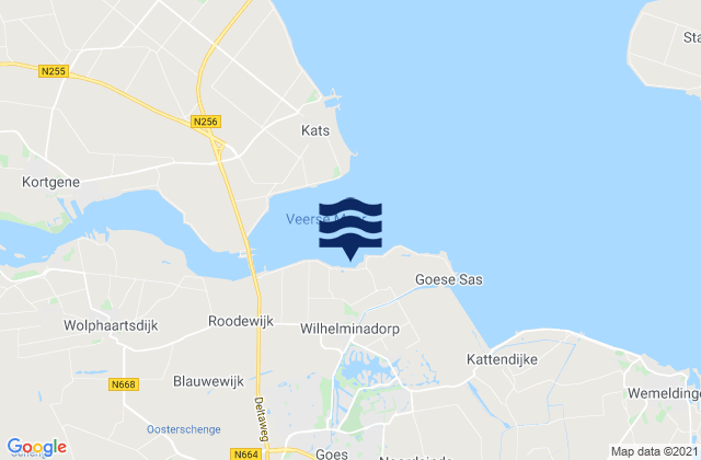 Goes, Netherlands潮水