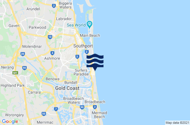 Gold Coast, Australia潮水