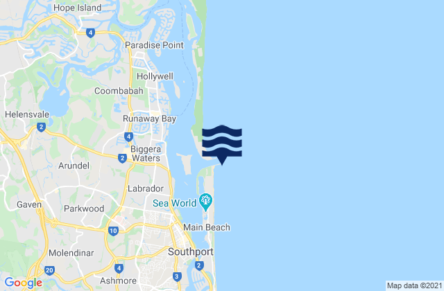 Gold Coast Seaway, Australia潮水