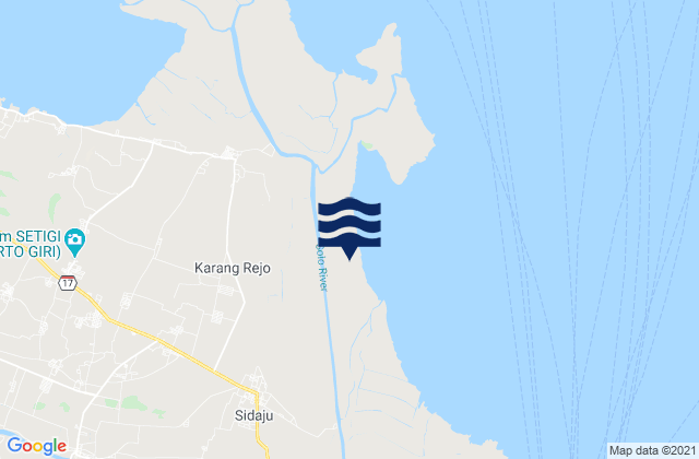Golokan, Indonesia潮水