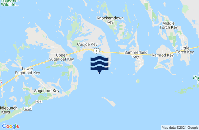 Gopher Key Cudjoe Bay, United States潮水
