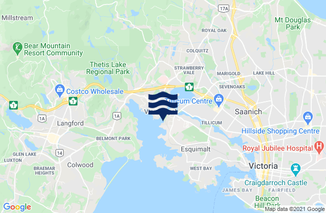 Gorge (Victoria), Canada潮水