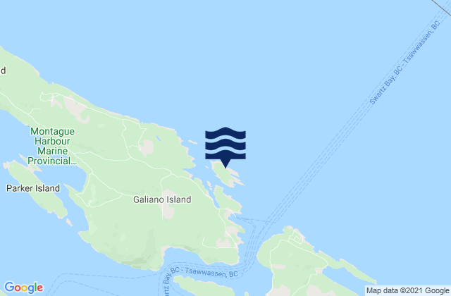 Gossip Island, Canada潮水