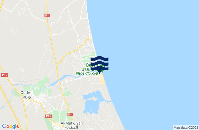 Gouvernorat de Gabès, Tunisia潮水
