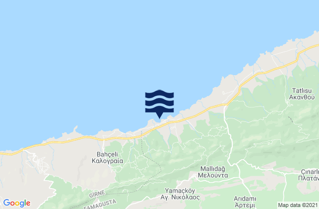 Goúfes, Cyprus潮水