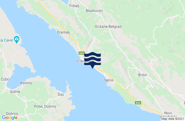 Grad Crikvenica, Croatia潮水