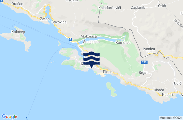 Grad Dubrovnik, Croatia潮水