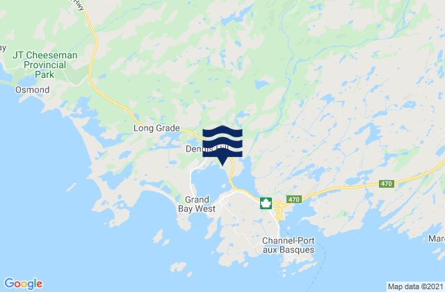 Grand Bay, Canada潮水