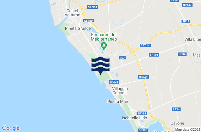 Grazzanise, Italy潮水