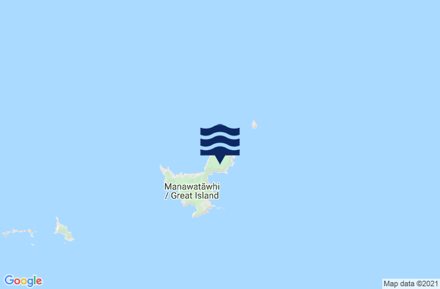 Great Island (North West Bay), New Zealand潮水