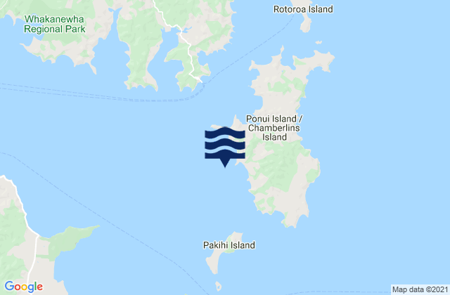 Green Bay, New Zealand潮水