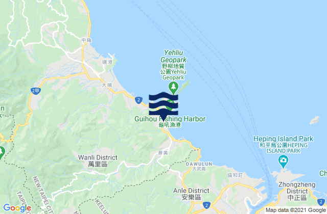 Green Bay, Taiwan潮水