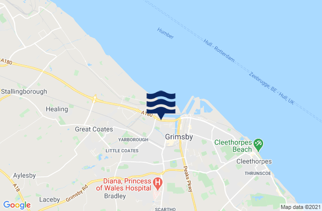 Grimbsy, United Kingdom潮水