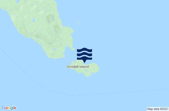 Grindall Island, United States潮水