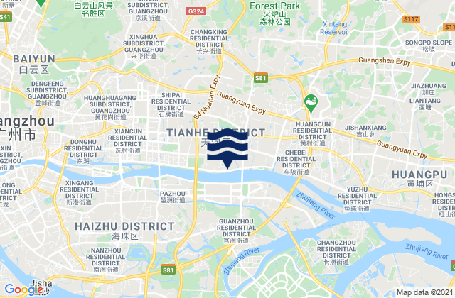 Guangzhou, China潮水