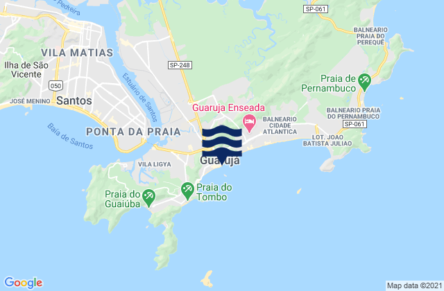 Guarujá, Brazil潮水