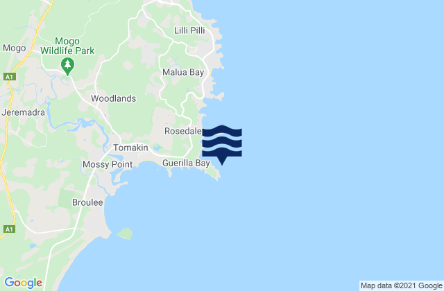 Guerilla Bay, Australia潮水