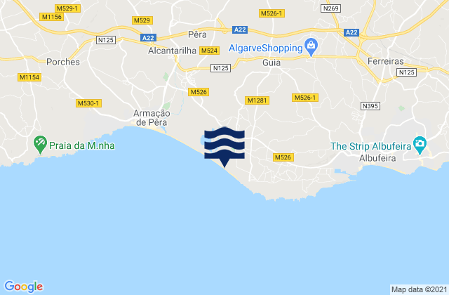 Guia, Portugal潮水