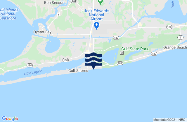 Gulf Shores ICWW, United States潮水