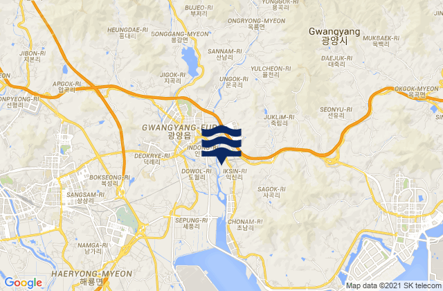 Gwangyang-si, South Korea潮水