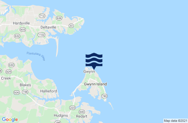 Gwynn Island, United States潮水