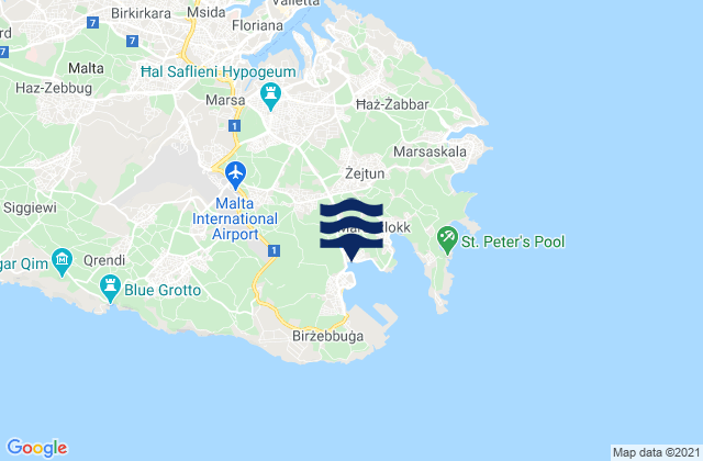 Għaxaq, Malta潮水