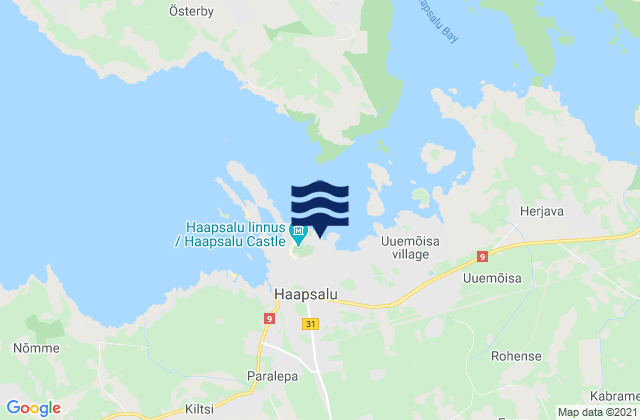Haapsalu, Estonia潮水