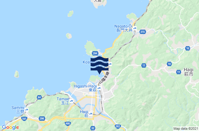Hagi, Japan潮水