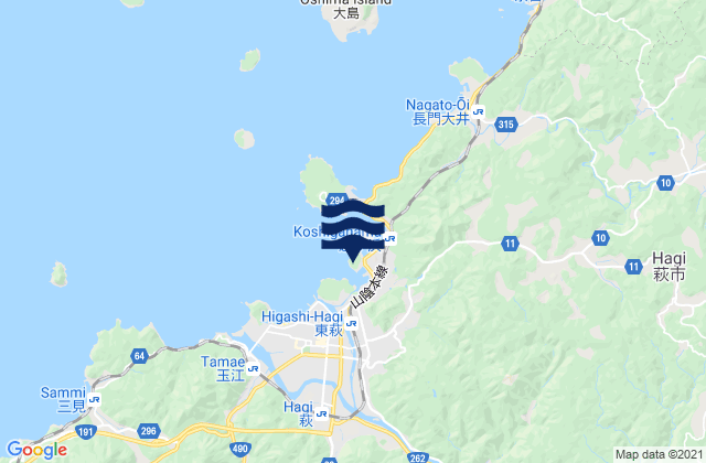 Hagi Ko, Japan潮水