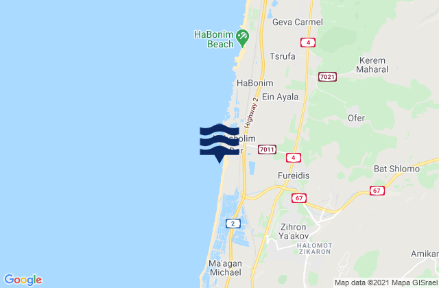 Haifa, Israel潮水