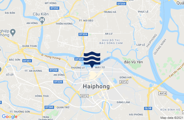 Haiphong, Vietnam潮水