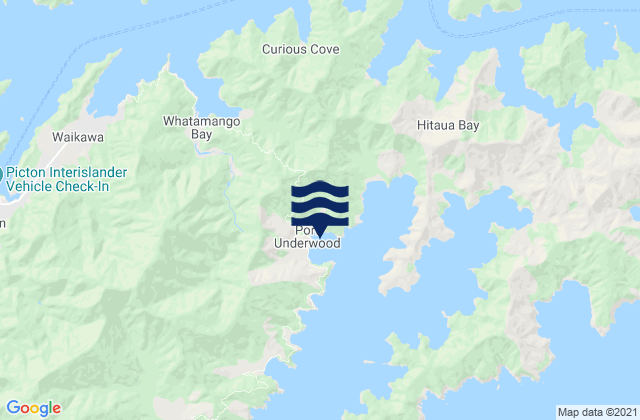 Hakahaka Bay, New Zealand潮水