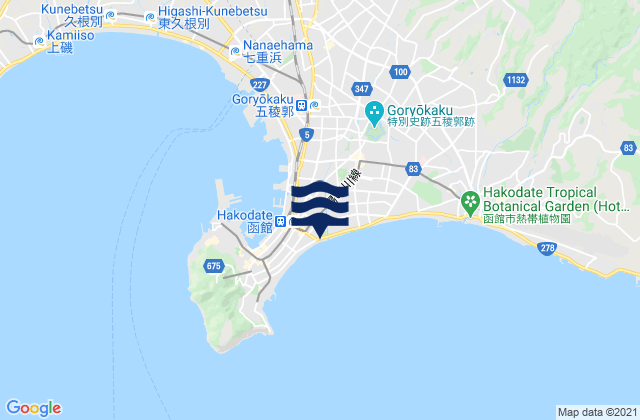 Hakodate, Japan潮水