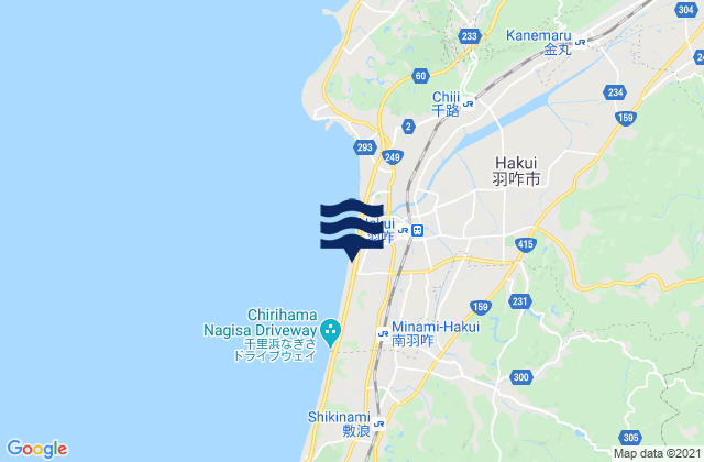 Hakui, Japan潮水