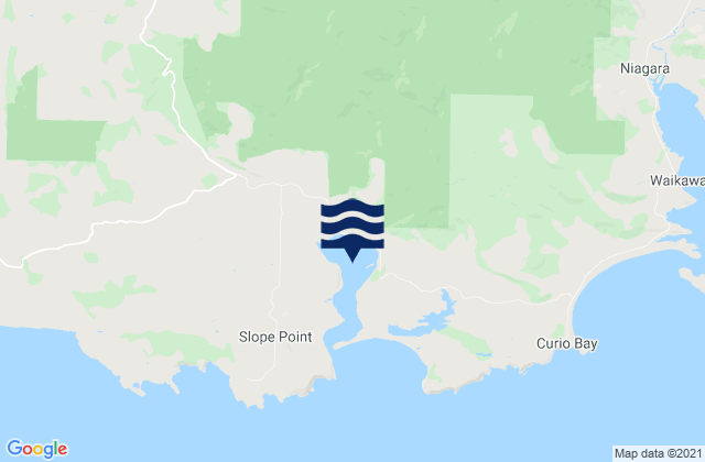Haldane Estuary, New Zealand潮水