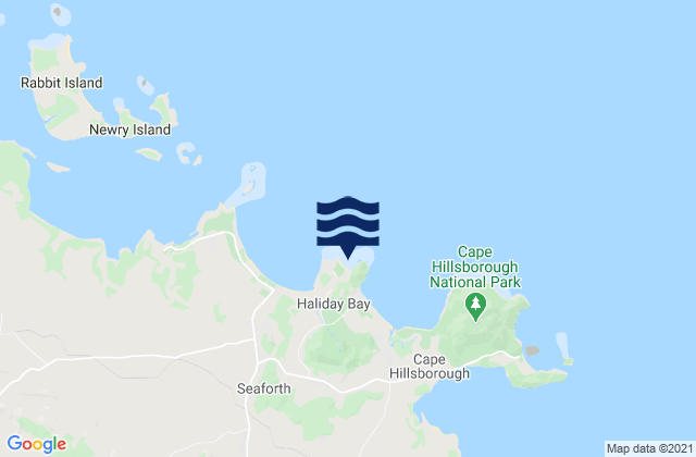 Haliday Bay, Australia潮水