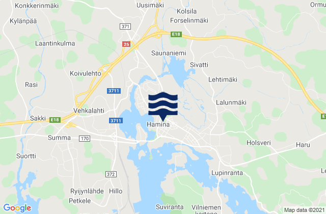Hamina, Finland潮水