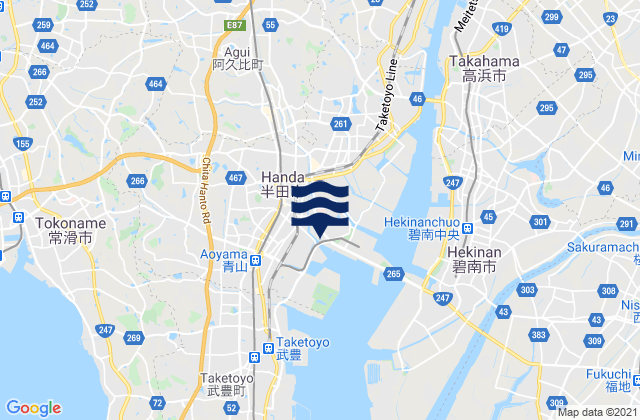 Handa-shi, Japan潮水