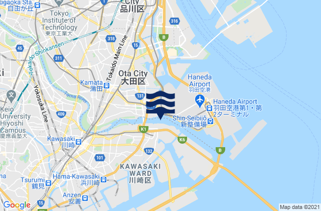 Haneda, Japan潮水