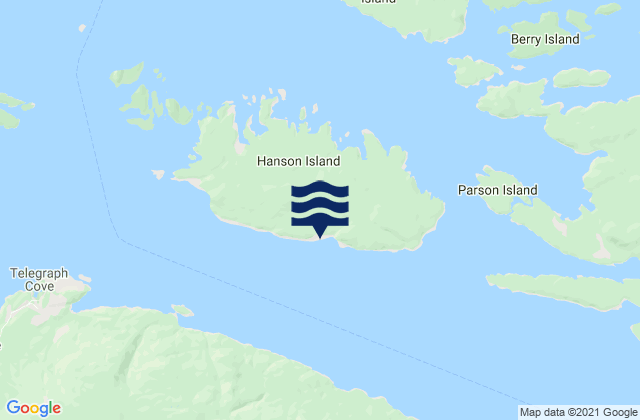 Hanson Island, Canada潮水