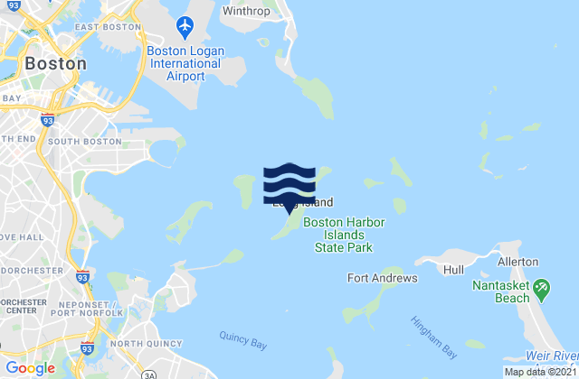 Harbor Islands, United States潮水