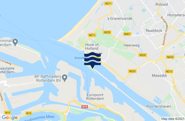 Harmsenbrug, Netherlands潮水