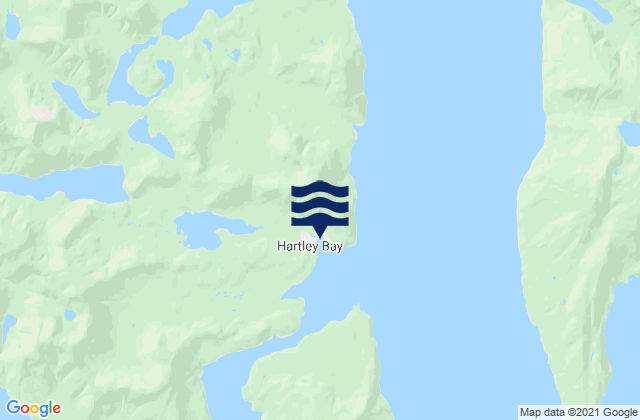 Hartley Bay, Canada潮水